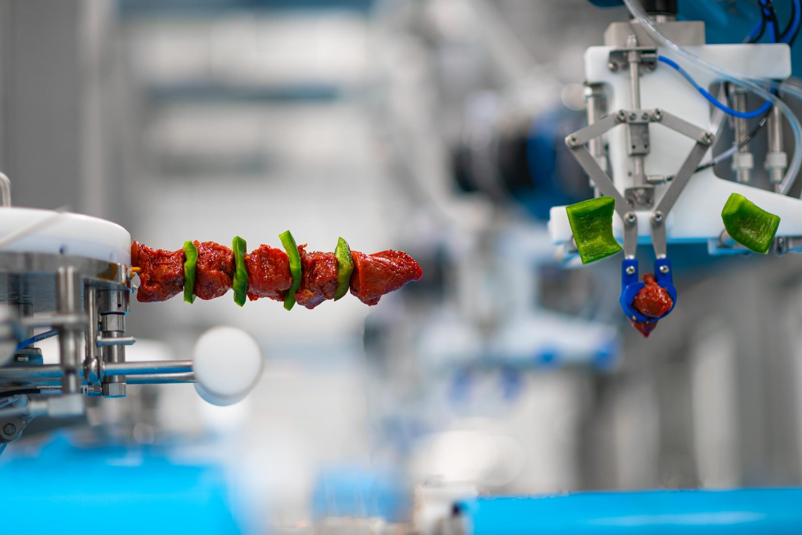 PINTRO Pick & Skewer fully automatic skewer machine PINTRO Pick & Skewer fully automatic skewer machine