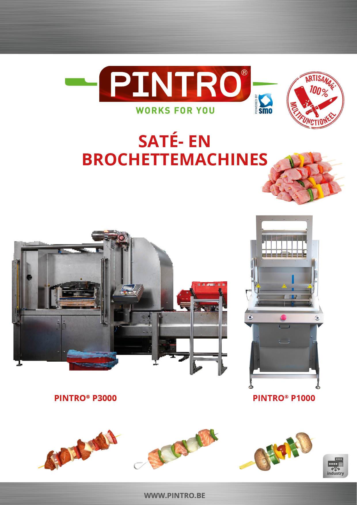 Folder semi automatische spiesmachines PINTRO NL