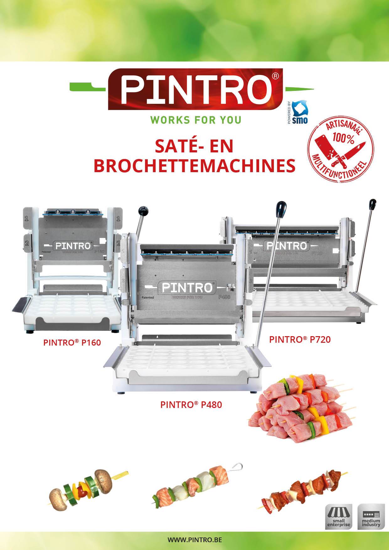 Folder manuele spiesmachines PINTRO NL