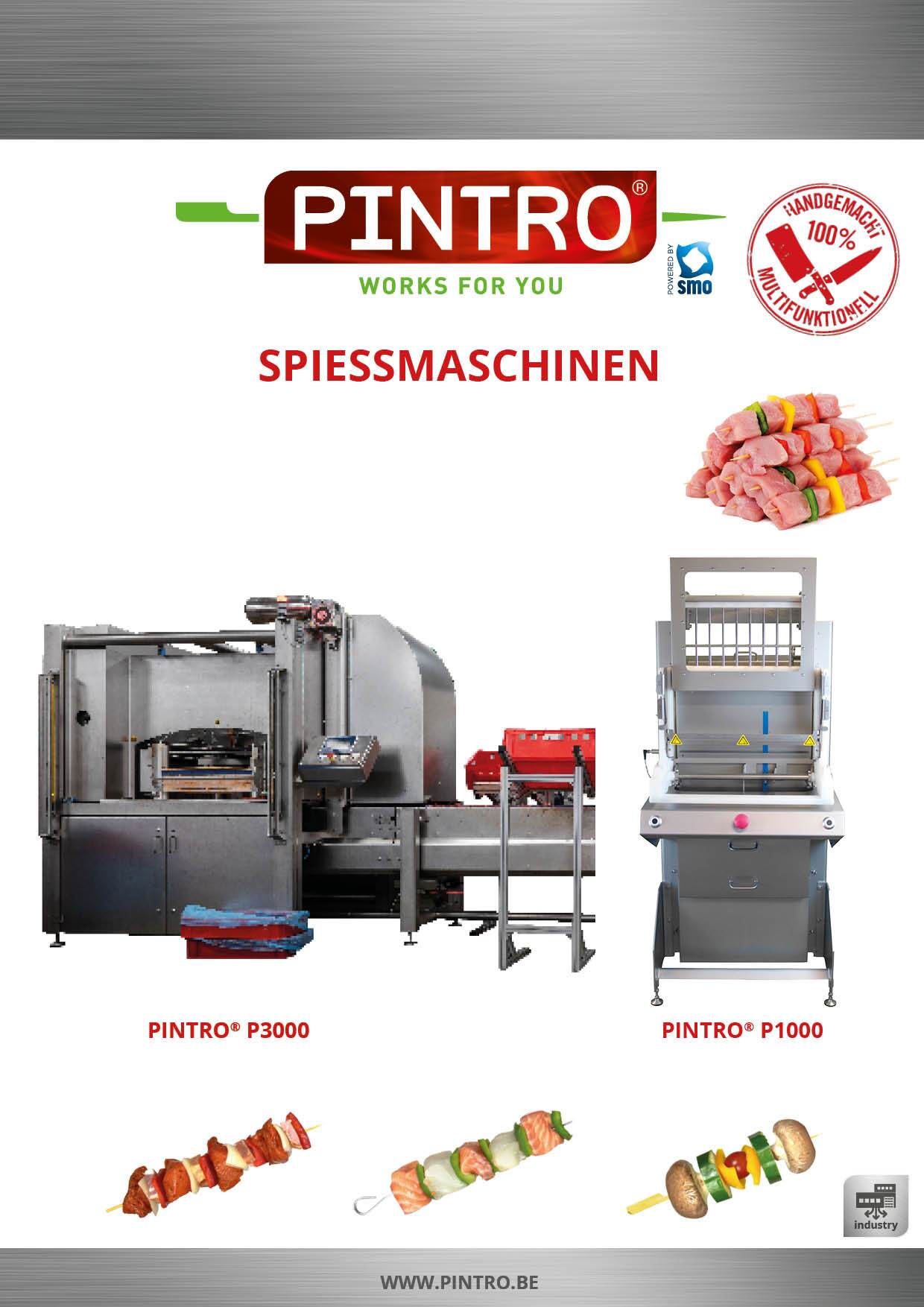 PINTRO halbautomatische spießmaschine P1000 - P3000