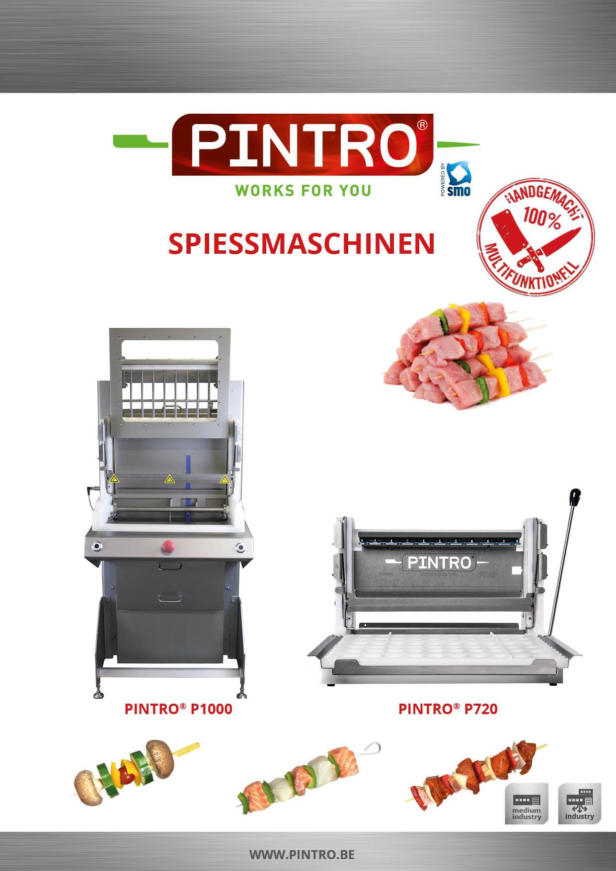 PINTRO halbautomatische spießmaschine
